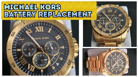 how to replace michael kors watch battery|change michael kors watch battery.